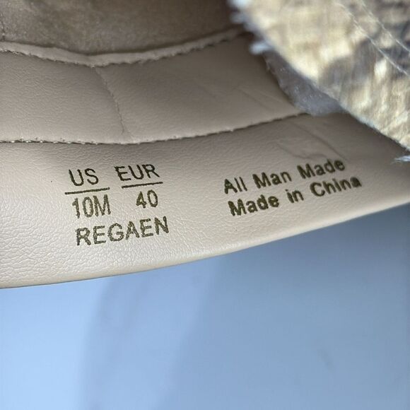 (R2) Sam Edelman Regaen Exotic Snake Print Booties in Wheat, Women's Size 10 - Picture 15 of 15